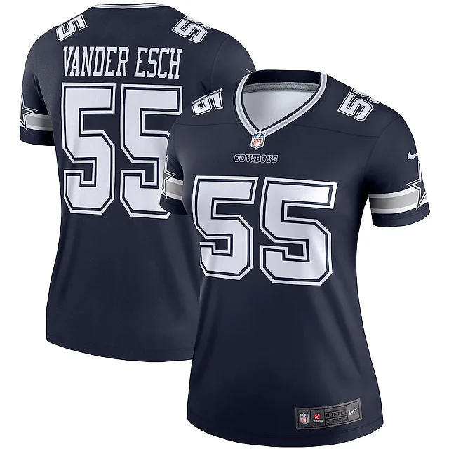 Zennovawear Leighton Vander Esch 55 Dallas Cowboys Women Legend Jersey - Navy