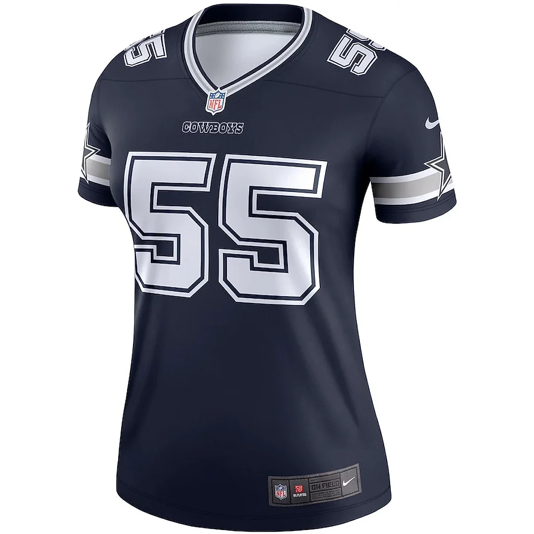 Zennovawear Leighton Vander Esch 55 Dallas Cowboys Women Legend Jersey - Navy