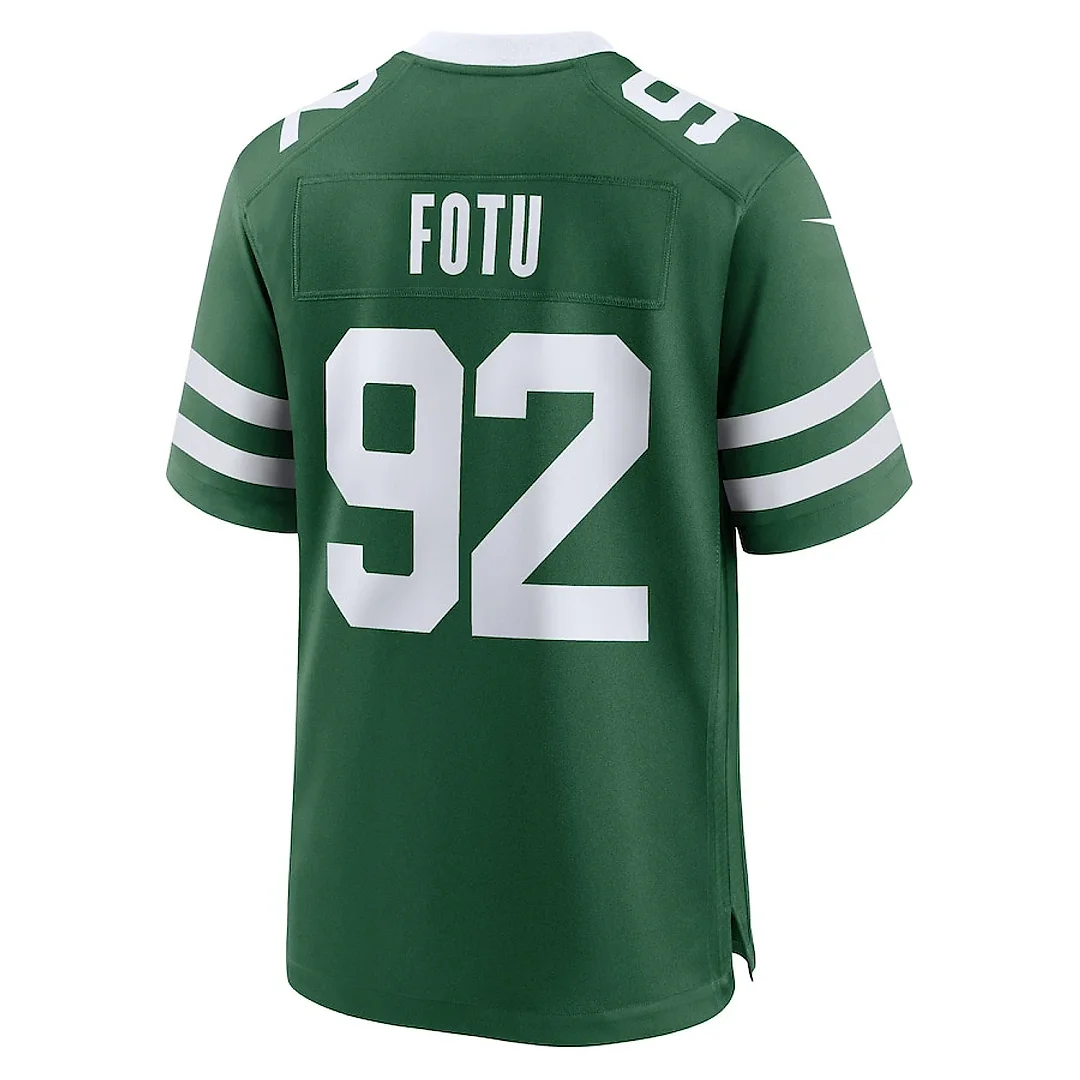 Zennovawear Leki Fotu 92 New York Jets Team Game Men Jersey - Legacy Green