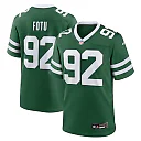 Zennovawear Leki Fotu 92 New York Jets Team Game Men Jersey - Legacy Green