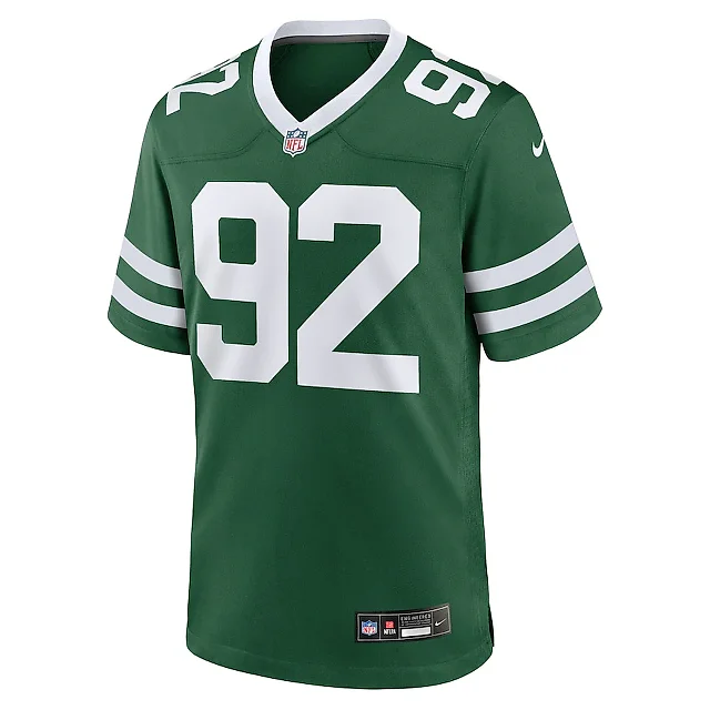Zennovawear Leki Fotu 92 New York Jets Team Game Men Jersey - Legacy Green