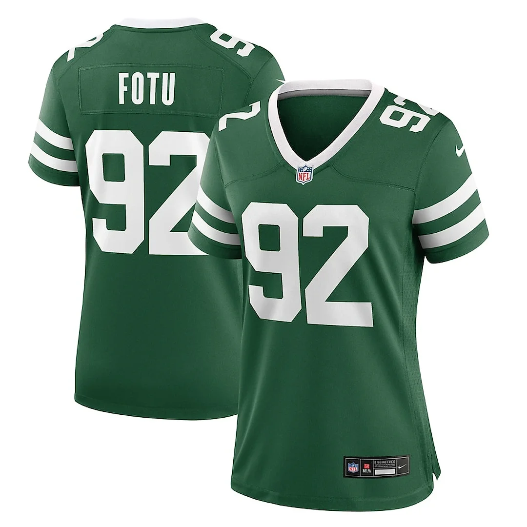 Zennovawear Leki Fotu 92 New York Jets Women's Team Game Jersey - Legacy Green