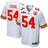 Zennovawear Leo Chenal 54 Kansas City Chiefs AFC Champions Patch Game Men Jersey - White