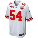 Zennovawear Leo Chenal 54 Kansas City Chiefs AFC Champions Patch Game Men Jersey - White