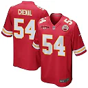Zennovawear Leo Chenal 54 Kansas City Chiefs AFC Champions Patch Game Men Jersey - Red