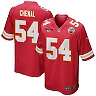 Zennovawear Leo Chenal 54 Kansas City Chiefs AFC Champions Patch Game Men Jersey - Red