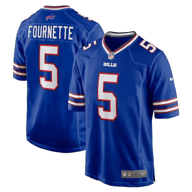 Zennovawear Leonard Fournette 5 Buffalo Bills Game Men Jersey - Royal