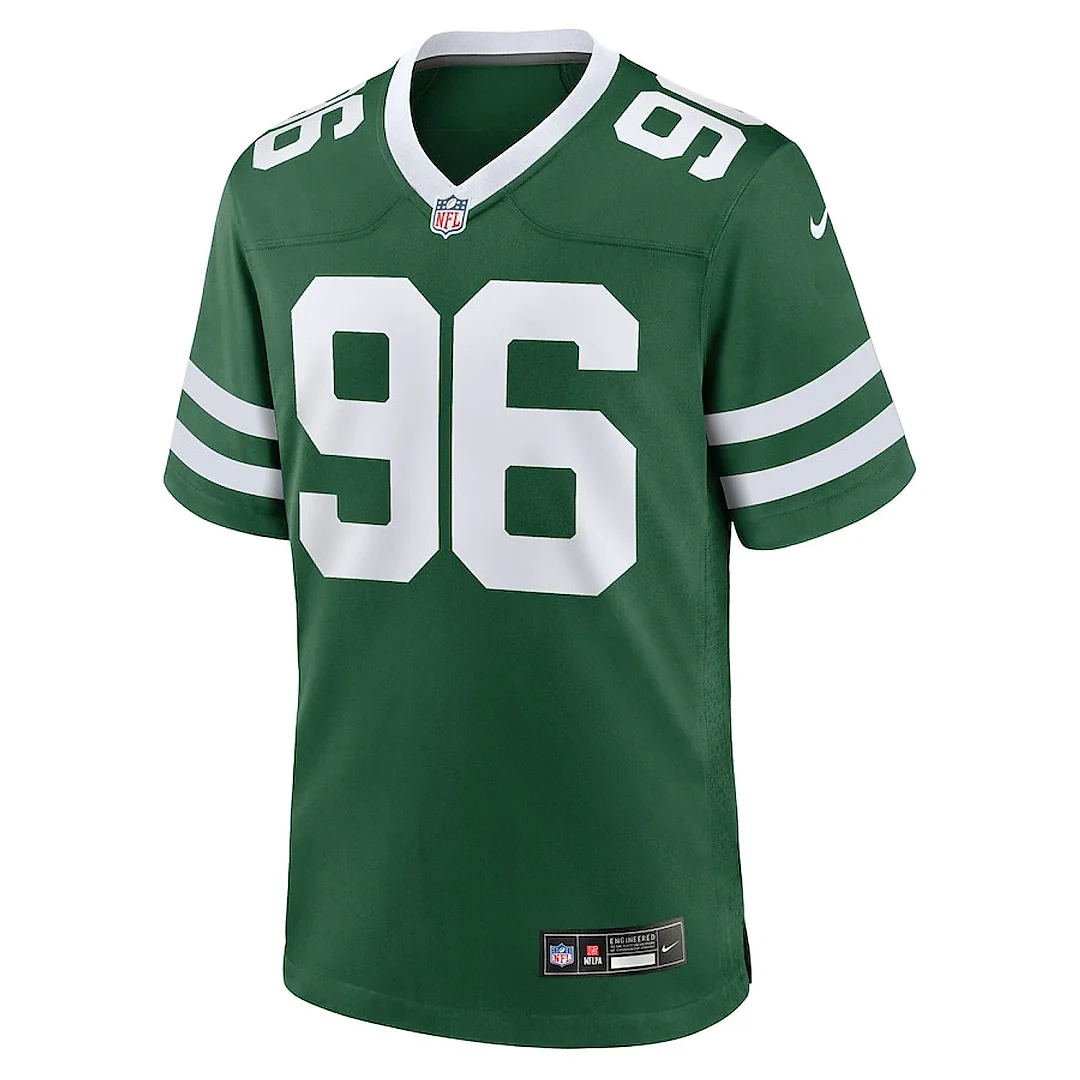 Zennovawear Leonard Taylor III 96 New York Jets Team Game Men Jersey - Legacy Green