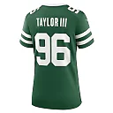 Zennovawear Leonard Taylor III 96 New York Jets Women's Team Game Jersey - Legacy Green