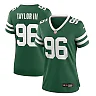 Zennovawear Leonard Taylor III 96 New York Jets Women's Team Game Jersey - Legacy Green