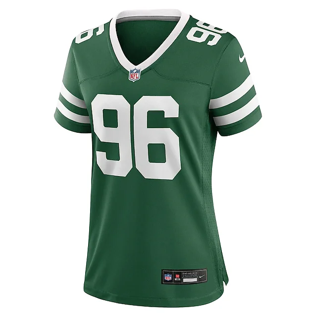 Zennovawear Leonard Taylor III 96 New York Jets Women's Team Game Jersey - Legacy Green