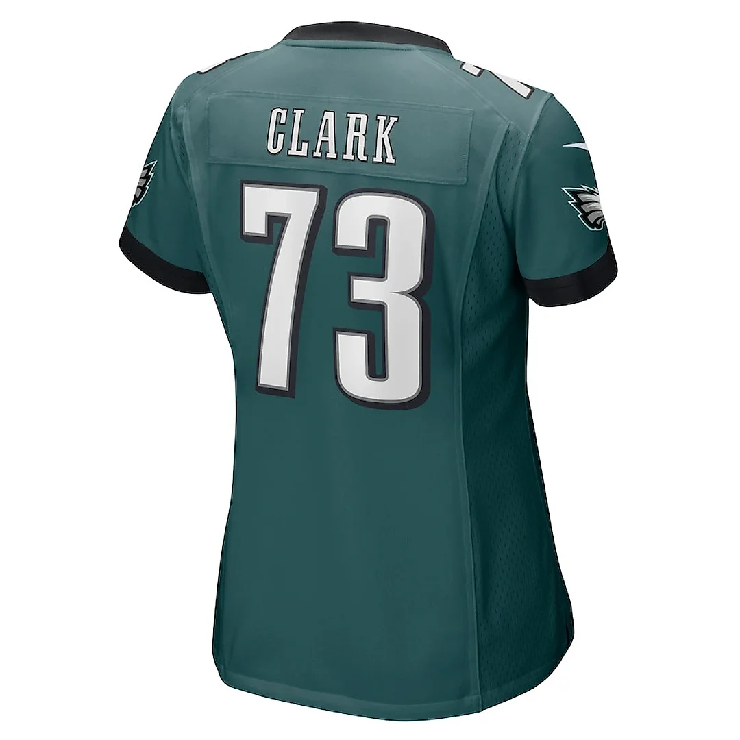 Zennovawear Le'Raven Clark 73 Philadelphia Eagles Game Women Jersey - Midnight Green
