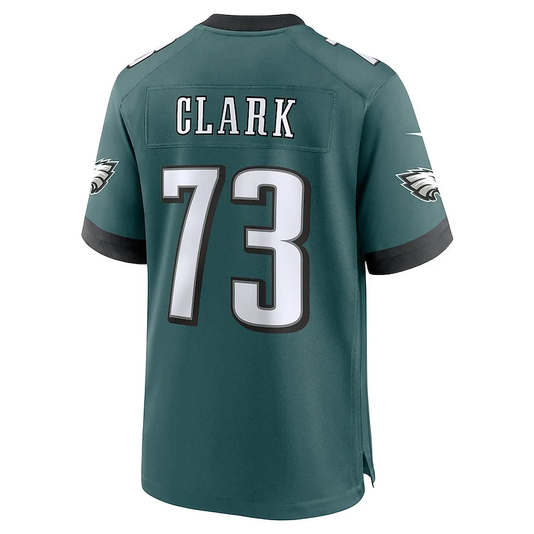 Zennovawear Le'Raven Clark 73 Philadelphia Eagles Super Bowl LIX Jersey - Men's - Midnight Green