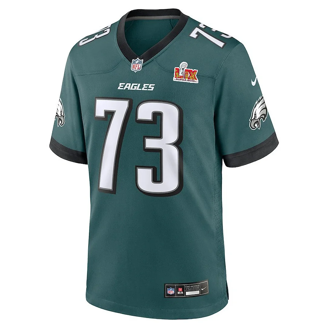 Zennovawear Le'Raven Clark 73 Philadelphia Eagles Super Bowl LIX Jersey - Men's - Midnight Green