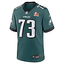 Zennovawear Le'Raven Clark 73 Philadelphia Eagles Super Bowl LIX Jersey - Men's - Midnight Green