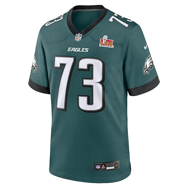 Zennovawear Le'Raven Clark 73 Philadelphia Eagles Super Bowl LIX Jersey - Men's - Midnight Green