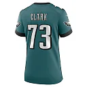 Zennovawear Le'Raven Clark 73 Philadelphia Eagles Women's Team Game Jersey - Midnight Green