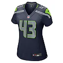 Zennovawear Levi Bell 43 Seattle Seahawks Women's Game Jersey - College Navy