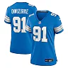 Zennovawear Levi Onwuzurike 91 Detroit Lions Women's Team Game Jersey - Blue