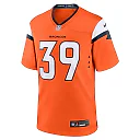Zennovawear Levi Wallace 39 Denver Broncos Team Game Men Jersey - Orange