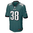 Zennovawear Lew Nichols III 38 Philadelphia Eagles Game Men Jersey - Midnight Green