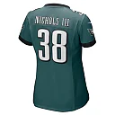 Zennovawear Lew Nichols III 38 Philadelphia Eagles Game Women Jersey - Midnight Green