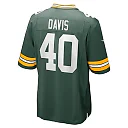 Zennovawear LJ Davis 40 Green Bay Packers Game Men Jersey - Green