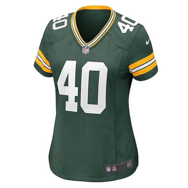 Zennovawear LJ Davis 40 Green Bay Packers Women's Game Jersey - Green