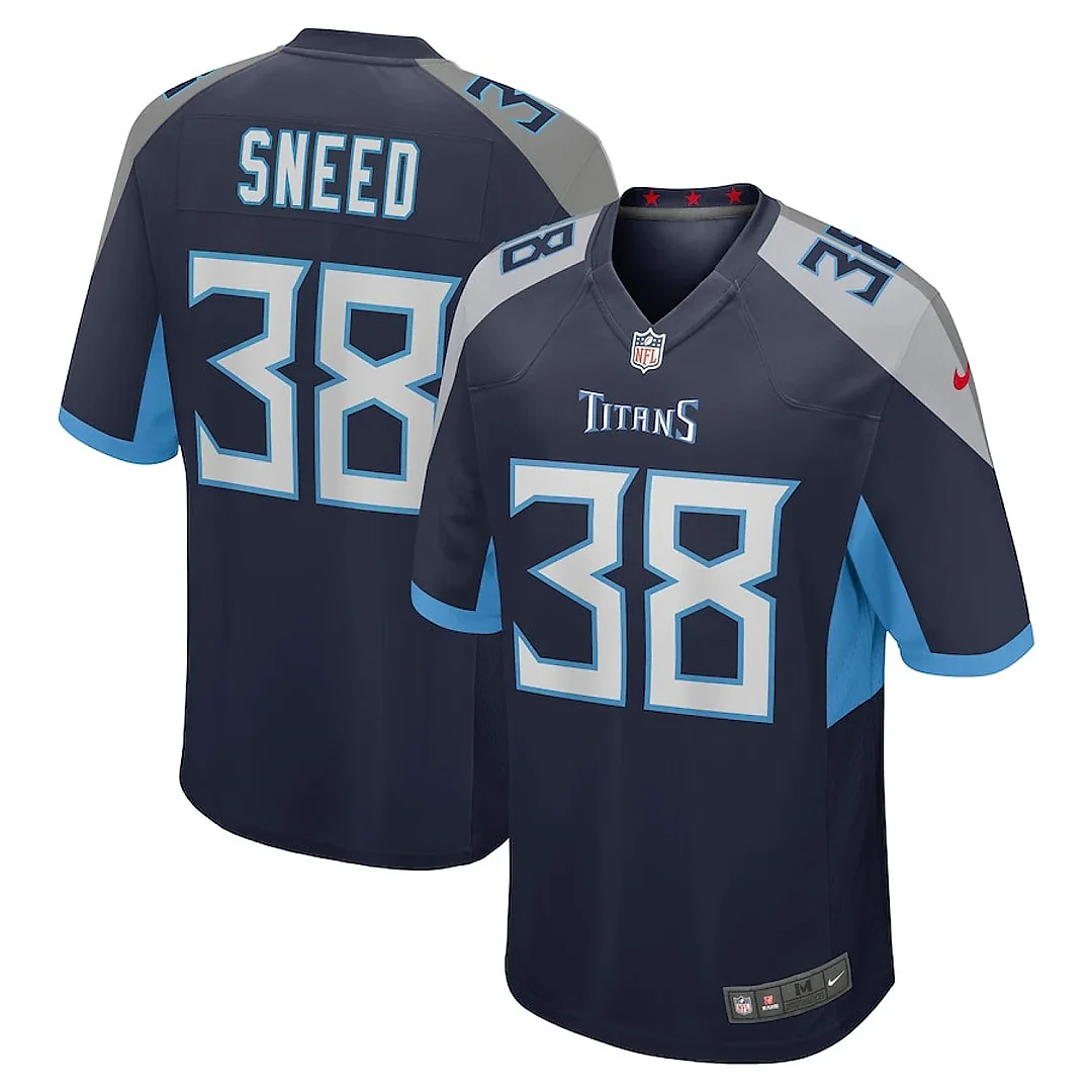 Zennovawear L'Jarius Sneed 38 Tennessee Titans Team Game Men Jersey - Navy