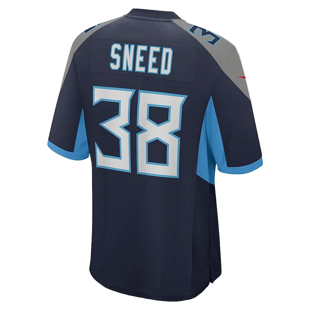 Zennovawear L'Jarius Sneed 38 Tennessee Titans Team Game Men Jersey - Navy