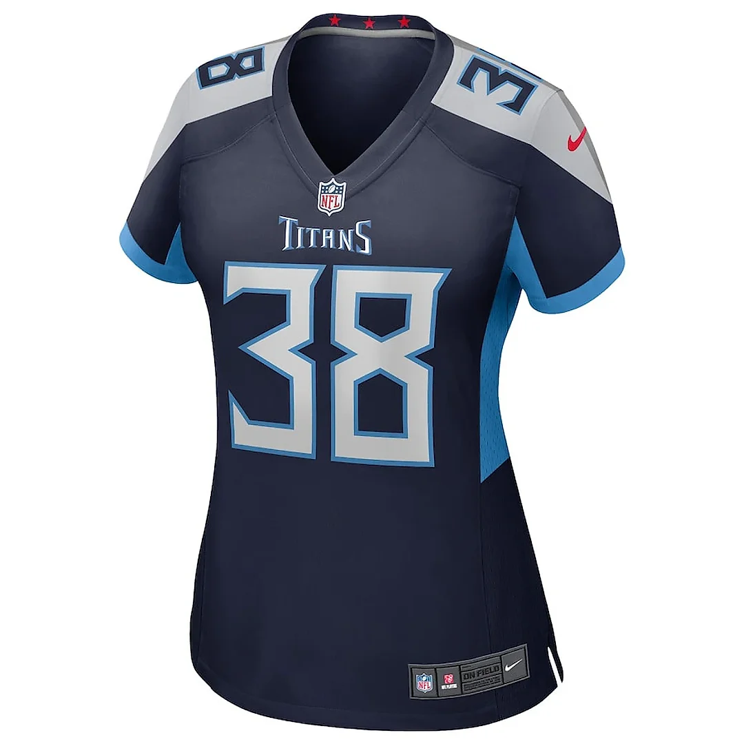 Zennovawear L'Jarius Sneed 38 Tennessee Titans Women's Team Game Jersey - Navy