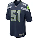 Zennovawear Lofa Tatupu 51 Seattle Seahawks Men Game Retired Jersey - College Navy