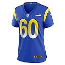Zennovawear Logan Bruss 60 Los Angeles Rams Women Game Jersey - Royal