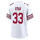 Zennovawear Logan Ryan 33 San Francisco 49ers NFC Champions Patch Game Men Jersey - White