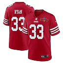 Zennovawear Logan Ryan 33 San Francisco 49ers NFC Champions Patch Game Men Jersey - Scarlet