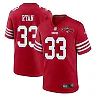 Zennovawear Logan Ryan 33 San Francisco 49ers NFC Champions Patch Game Men Jersey - Scarlet