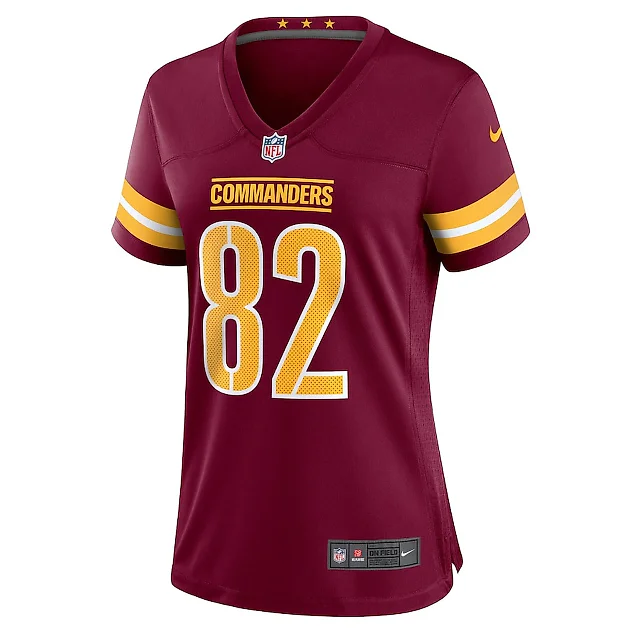Zennovawear Logan Thomas 82 Washington Commanders Women Game Jersey - Burgundy