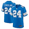 Zennovawear Loren Strickland 24 Detroit Lions Team Game Men Jersey - Blue