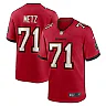 Zennovawear Lorenz Metz 71 Tampa Bay Buccaneers Game Men Jersey - Red