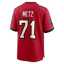 Zennovawear Lorenz Metz 71 Tampa Bay Buccaneers Game Men Jersey - Red