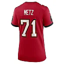 Zennovawear Lorenz Metz 71 Tampa Bay Buccaneers Game Women Jersey - Red