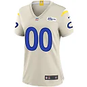 Zennovawear Los Angeles Rams Women Custom Game Jersey - Bone