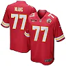 Zennovawear Lucas Niang 77 Kansas City Chiefs AFC Champions Patch Game Men Jersey - Red