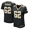 Zennovawear Lucas Patrick 62 New Orleans Saints Women's Game Jersey - Black