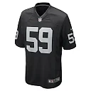 Zennovawear Luke Masterson 59 Las Vegas Raiders Team Game Men Jersey - Black