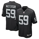 Zennovawear Luke Masterson 59 Las Vegas Raiders Team Game Men Jersey - Black