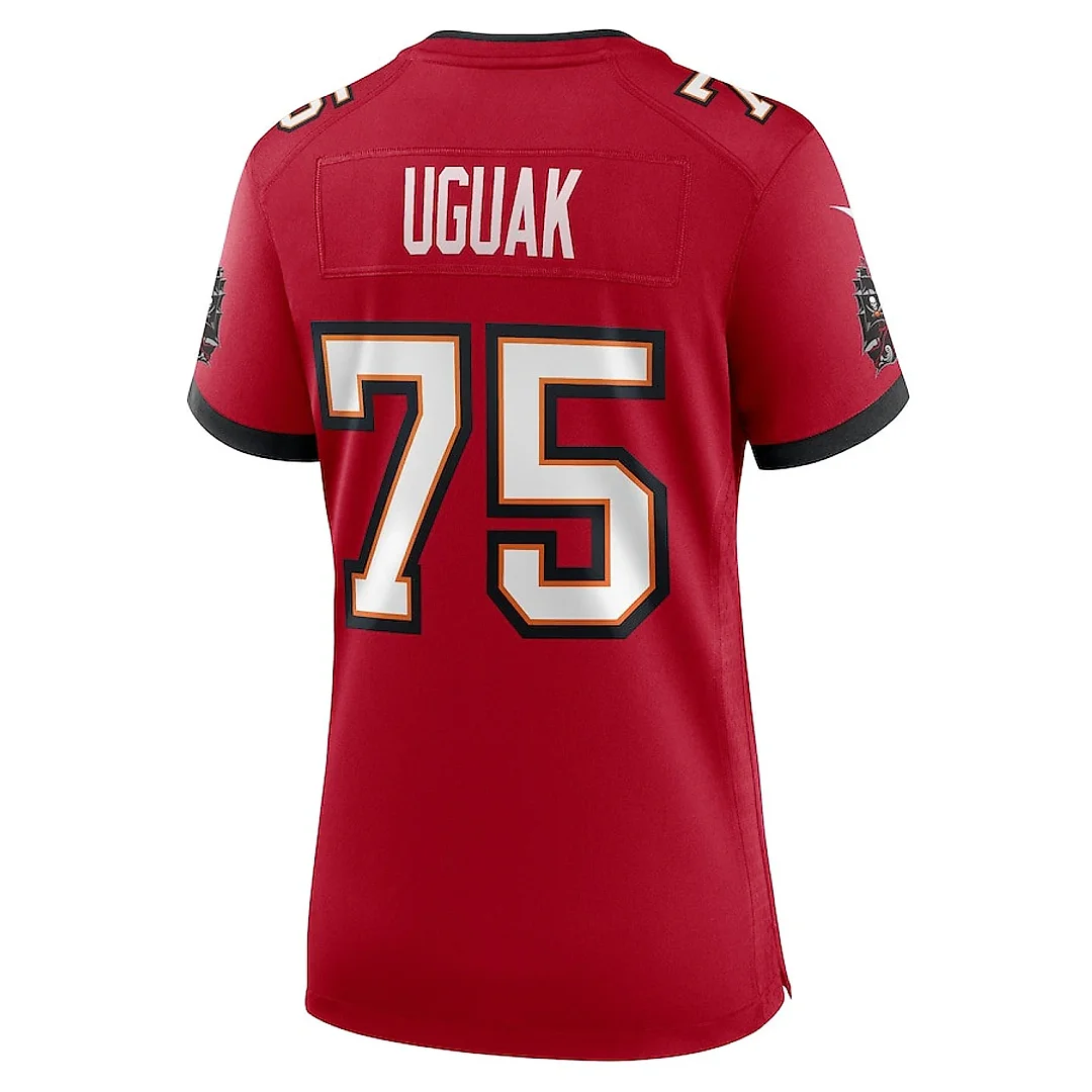 Zennovawear Lwal Uguak 75 Tampa Bay Buccaneers Women's Game Jersey - Red