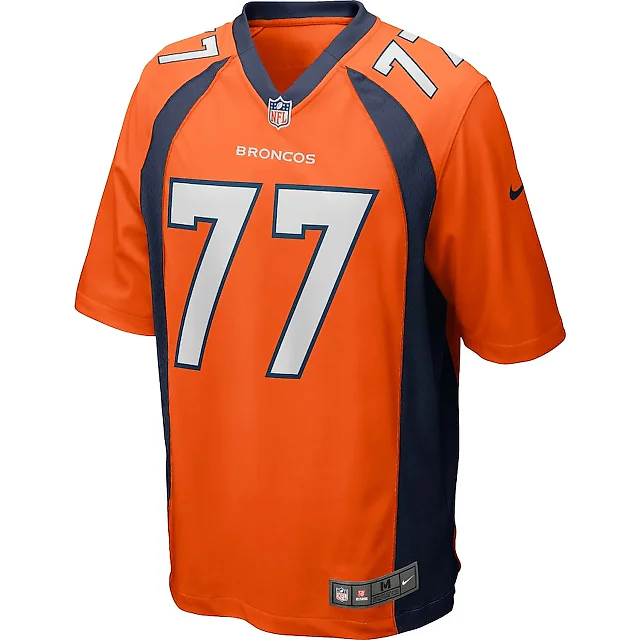 Zennovawear Lyle Alzado 77 Denver Broncos Men Game Retired Jersey - Orange