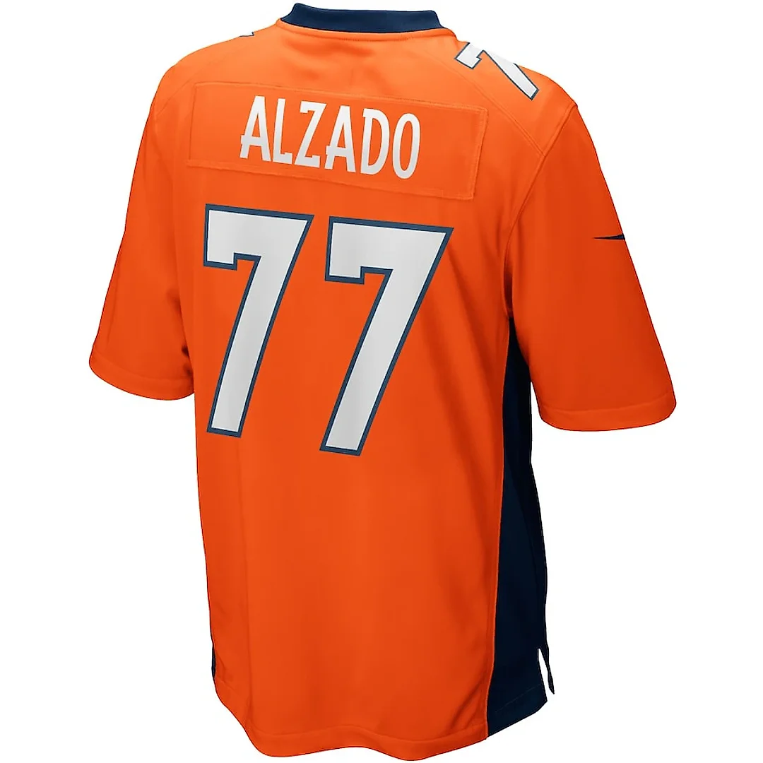 Zennovawear Lyle Alzado 77 Denver Broncos Men Game Retired Jersey - Orange