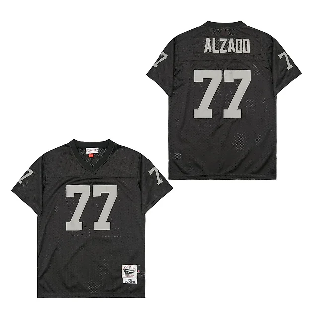 Zennovawear Lyle Alzado 77 Las Vegas Raiders Throwback Men Jersey - Black